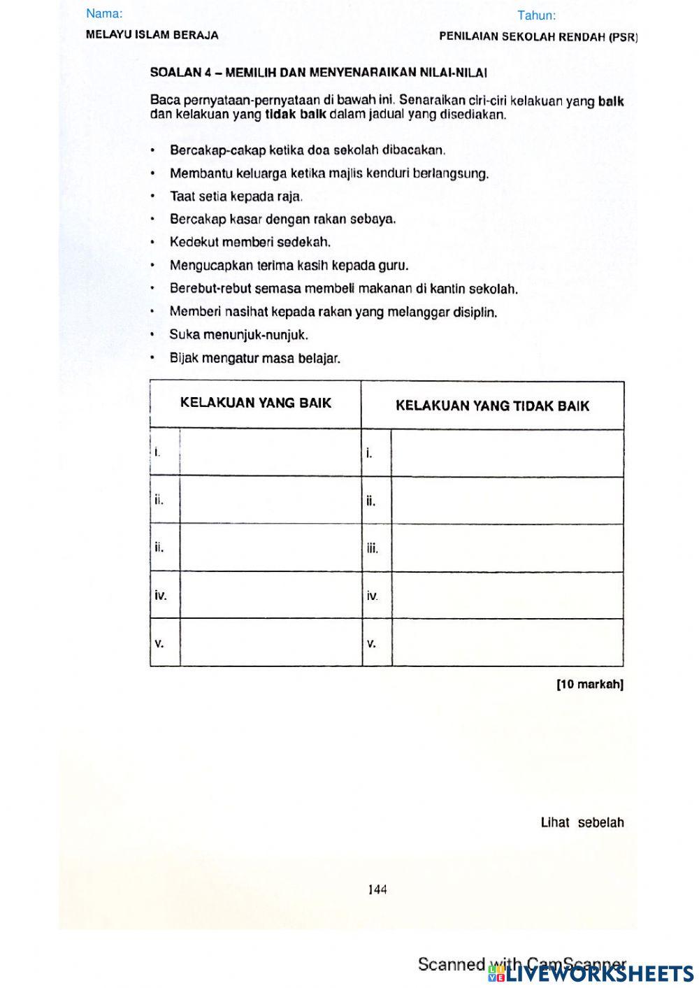 Memilih dan menyenaraikan