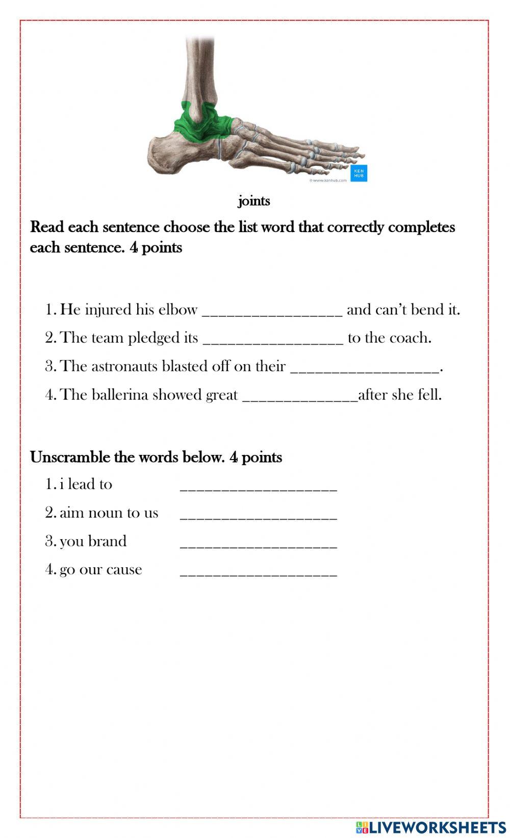 Diphthongs ou, ow, oi and oy