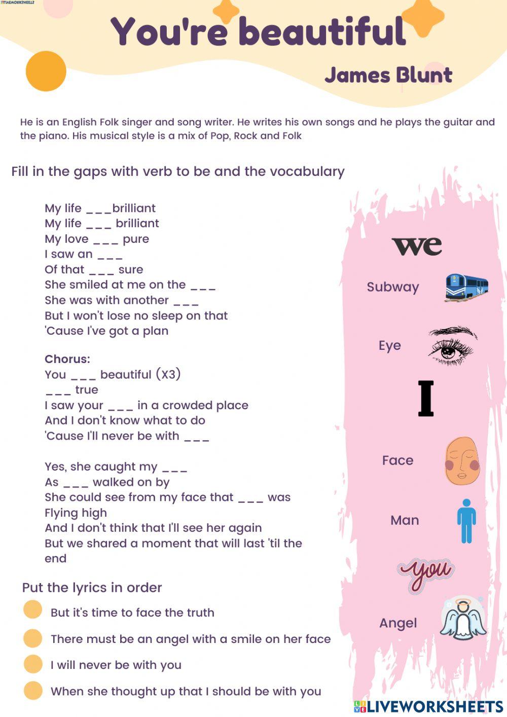 Song. You-re beautiful