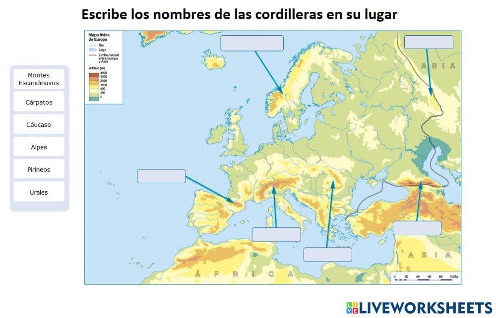 Cordilleras europeas