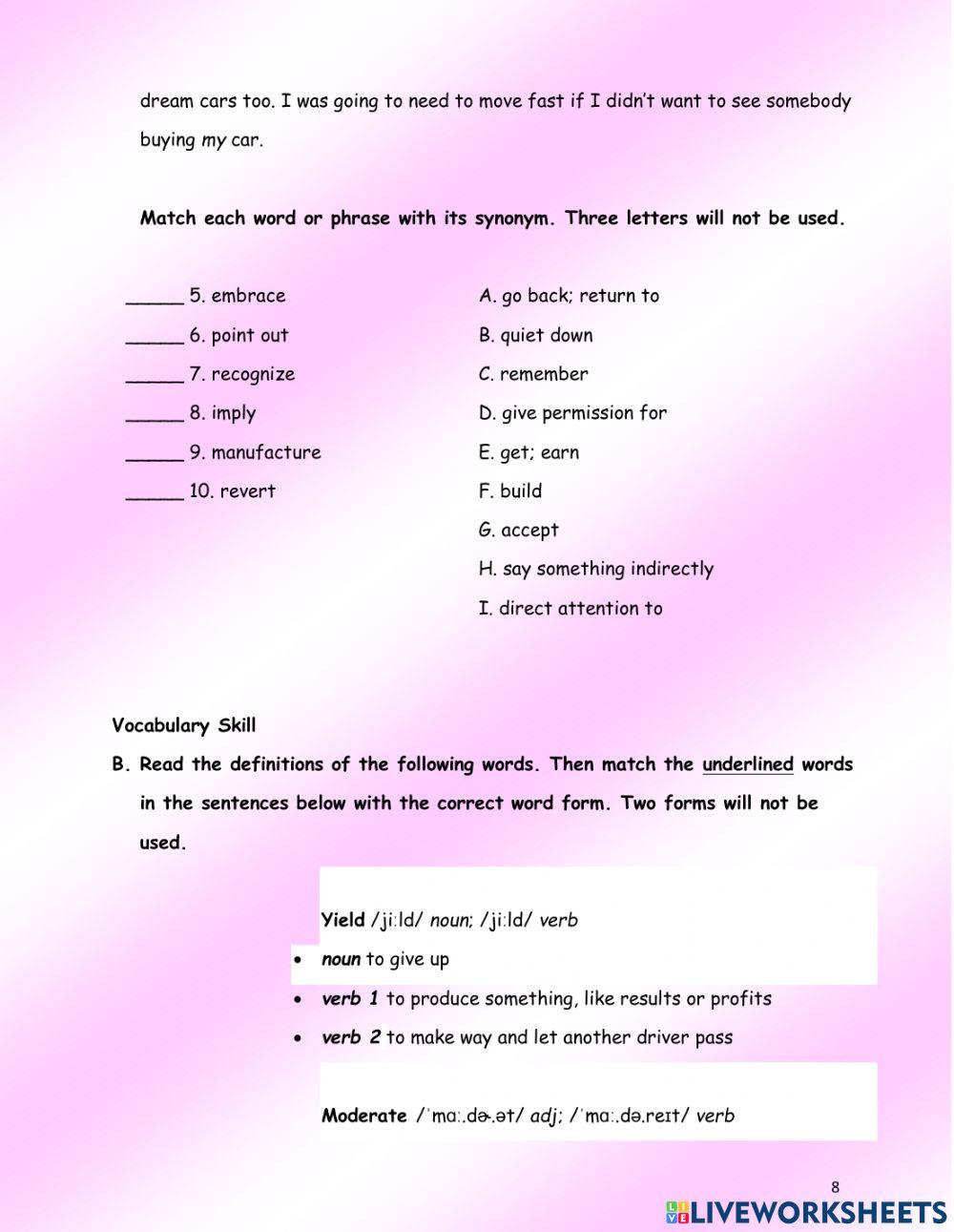 Bk 2 - ls unit 1 & 2 - vocab - grammar - 1