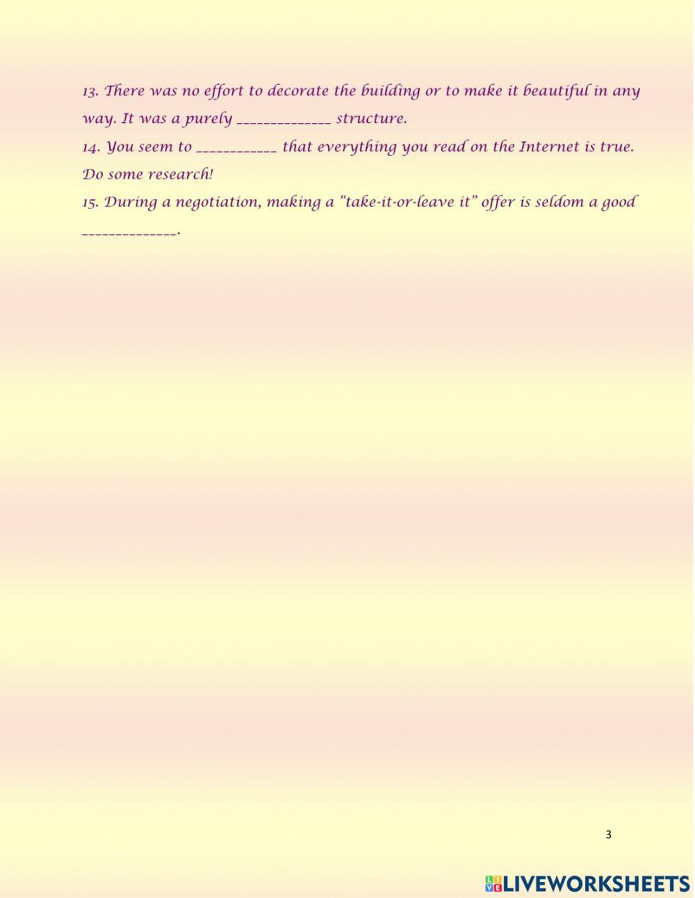 Bk 4 rw - unit 1 & 2 - grammar and vocab