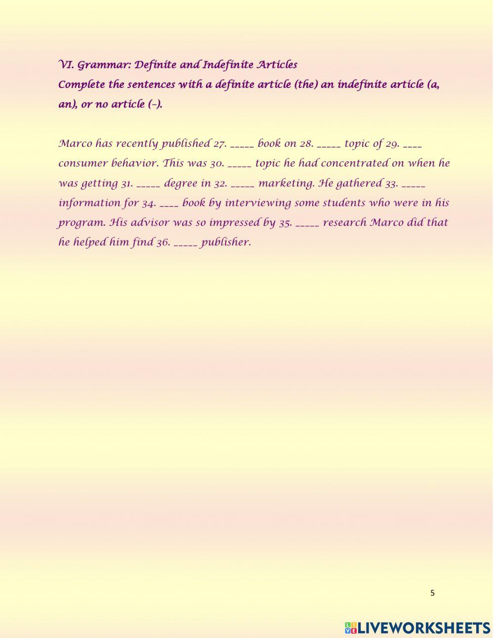 Bk 4 rw - unit 1 & 2 - grammar and vocab