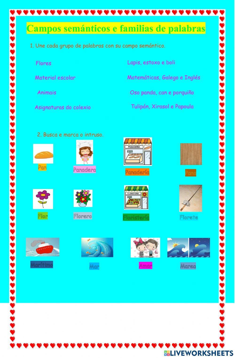 Campo Semántico e Familia de Palabras