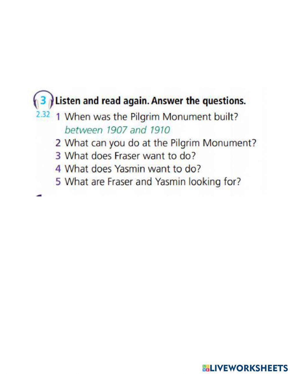 Unit 6 listening skill booster class 5