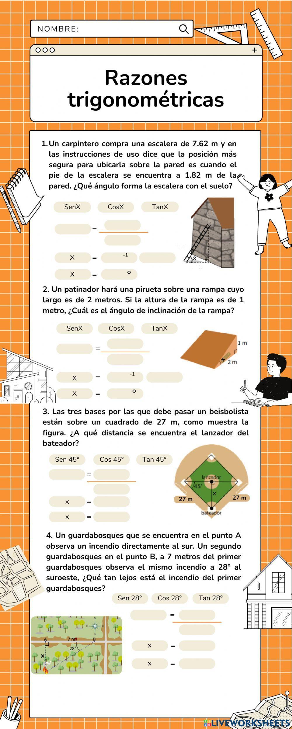 Razones trigonométricas