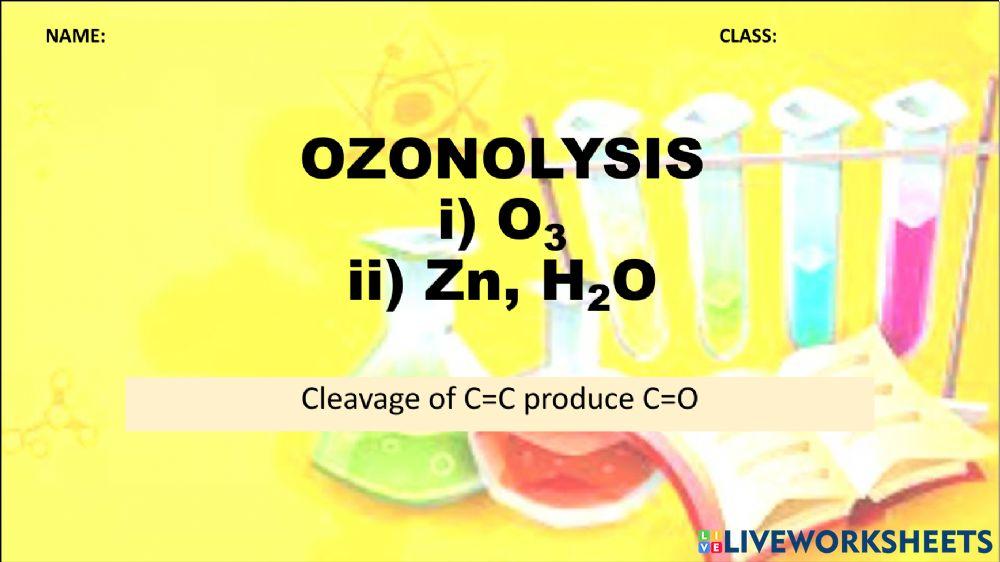 Cleavage alkene Cleavage alkene
