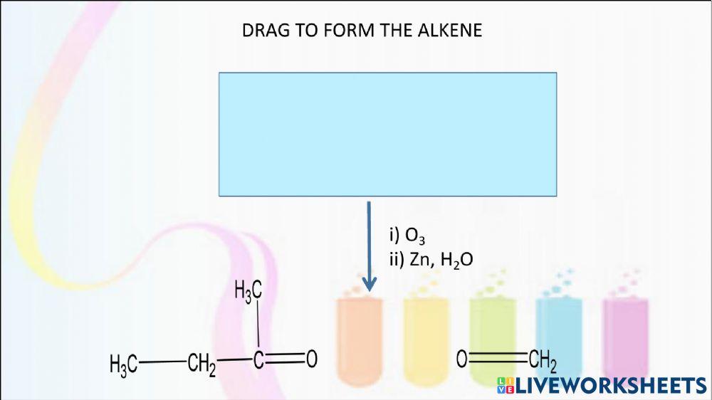 Cleavage alkene Cleavage alkene
