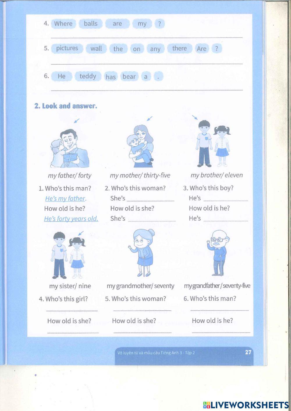 Review unit 11 to 15 grade 3