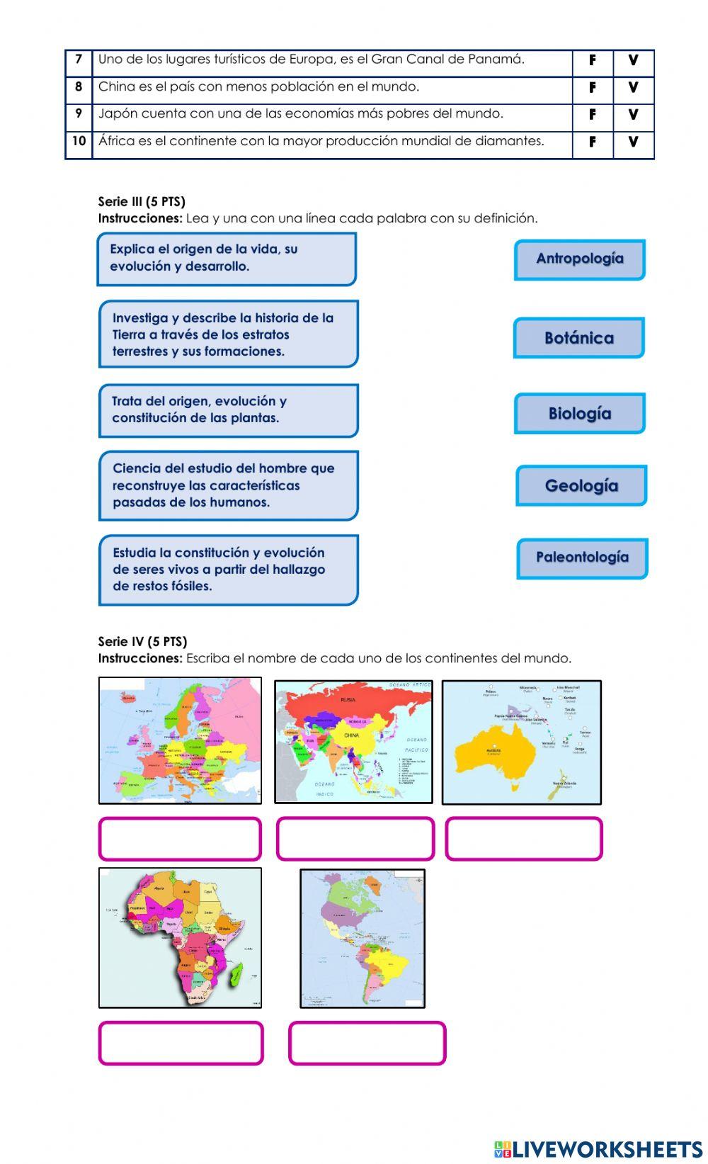 Evaluación Ciencias Sociales
