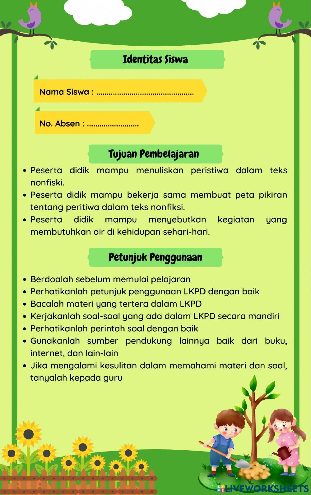 Tugas mandiri kelas 5