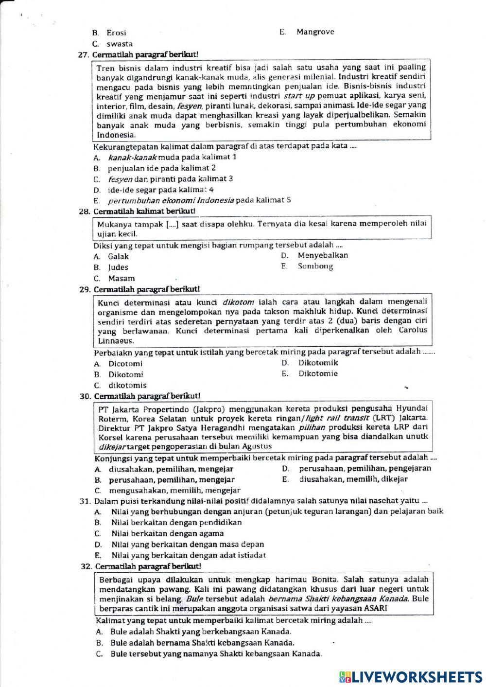 UPK Bahasa Indonesia 22