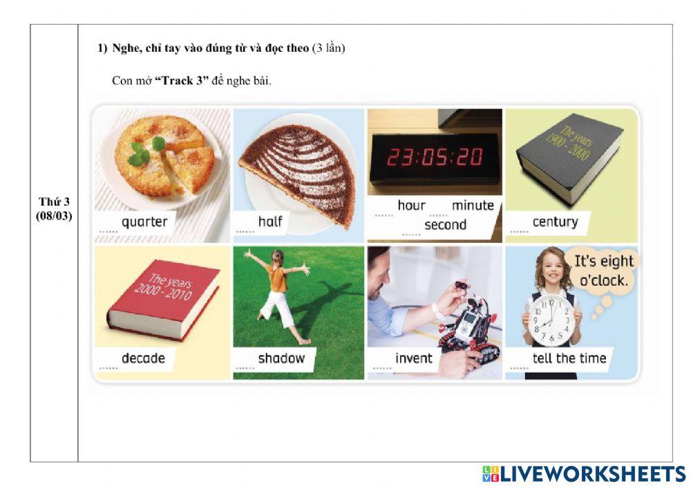 Phiếu giao bài tuần 31