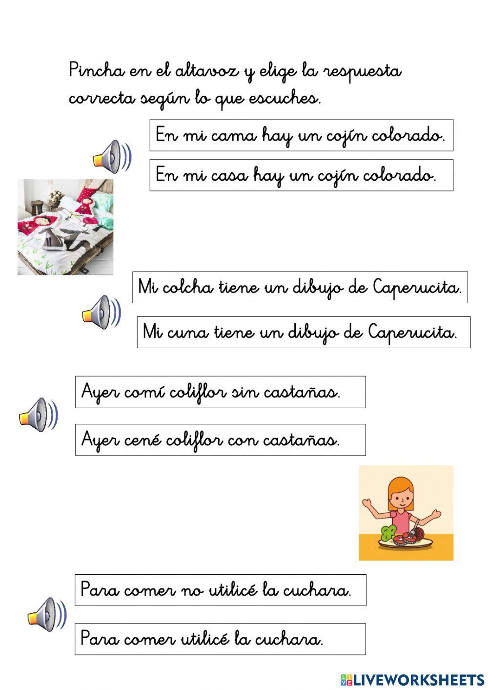 Lectura repaso ca, co, cu