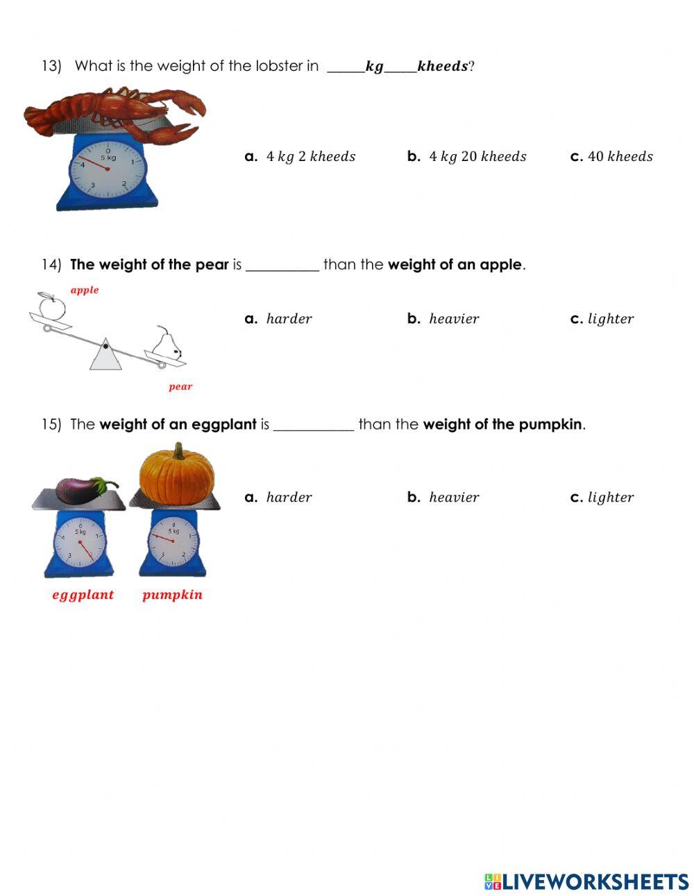 P2 Math Final Test (Term 2) 2021