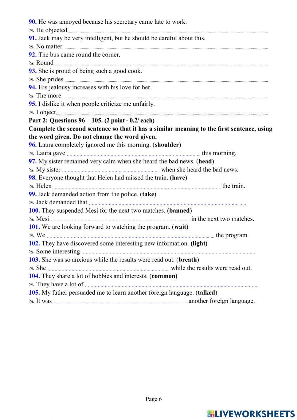 EL9 đề thi học sinh giỏi số 6