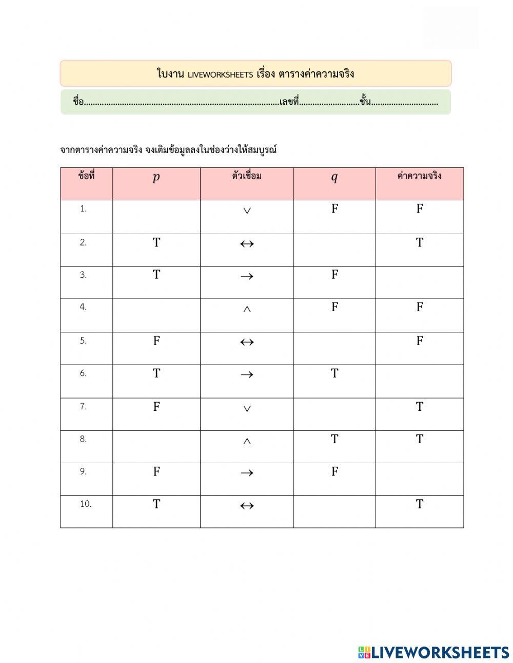ตรรกศาสตร์