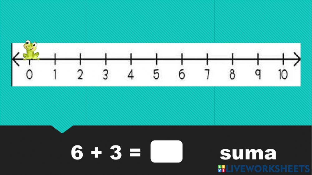 Sumas hasta el número 6