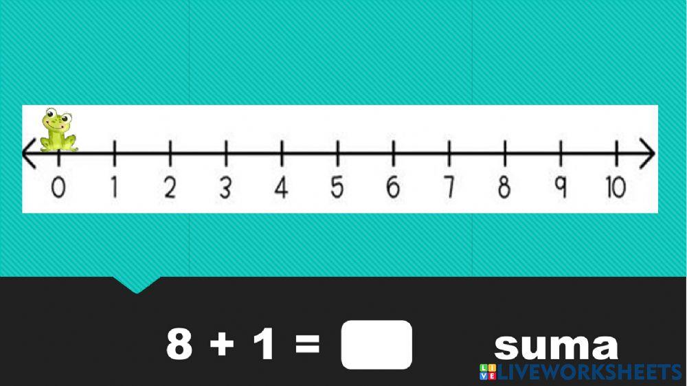 Sumas hasta el número 6