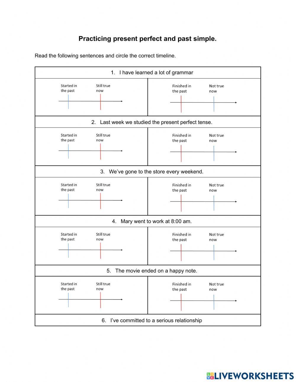 Present Perfect vs. Present Simple