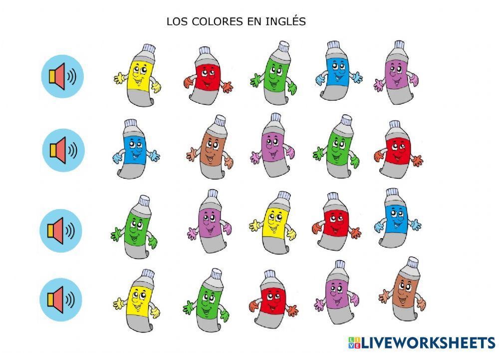 Los colores en ingles 1