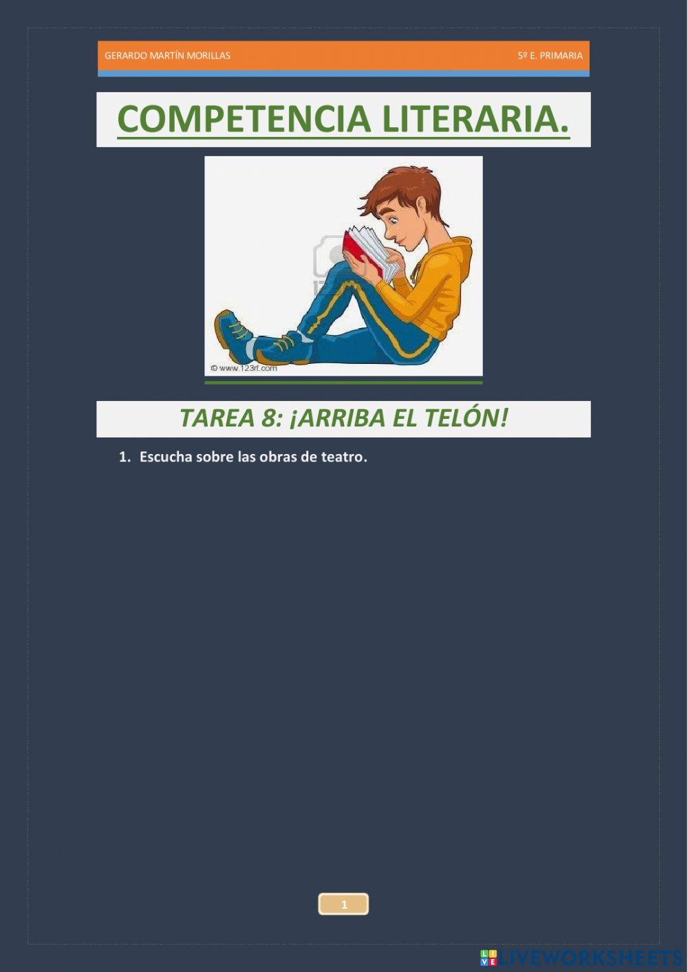Competencia literaria. Tarea 8.