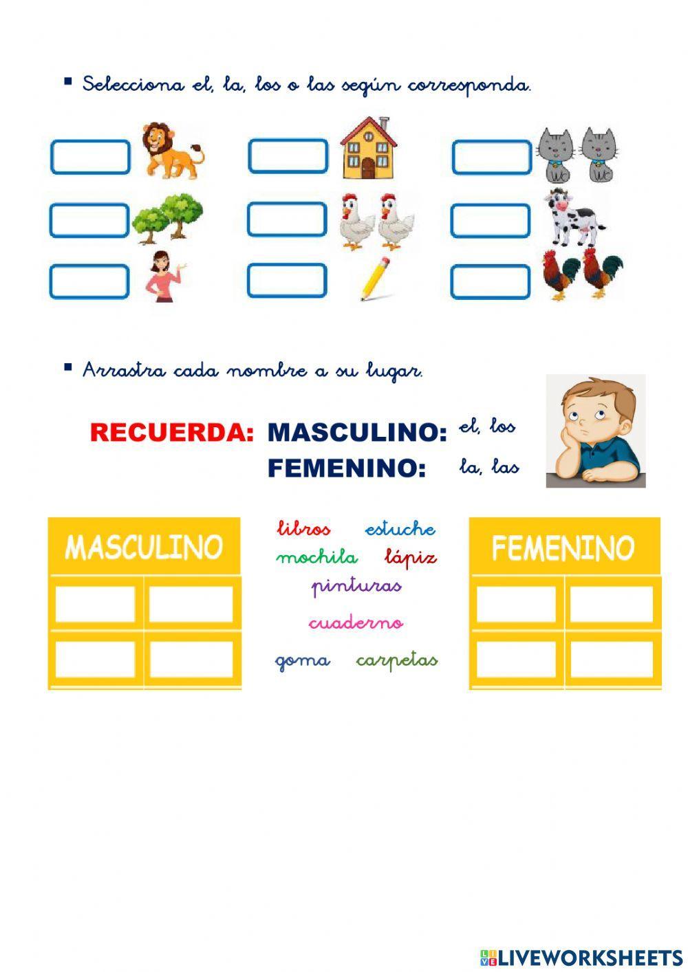 LENGUA 1º Repaso tema 7