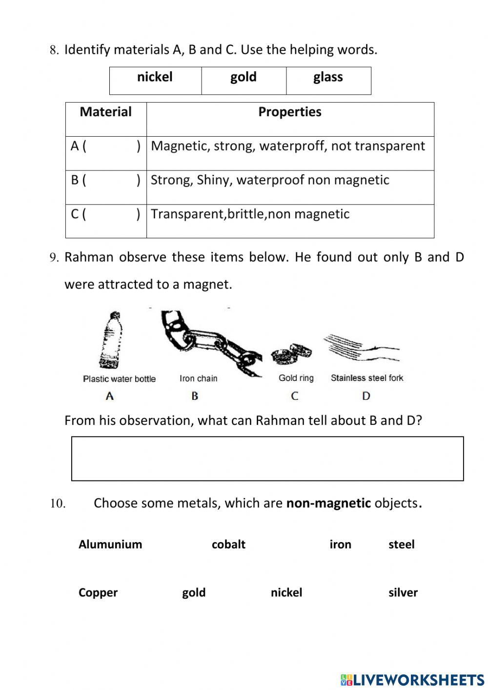 Science material semester 2