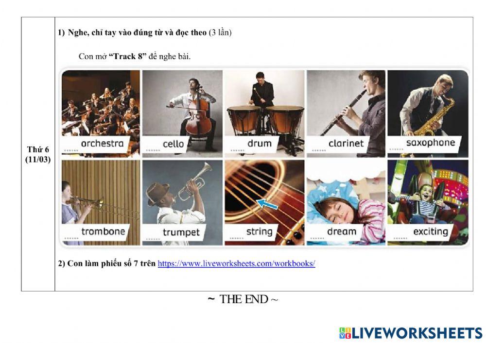 Ôn tập giữa kì 2 môn Tiếng Anh 3