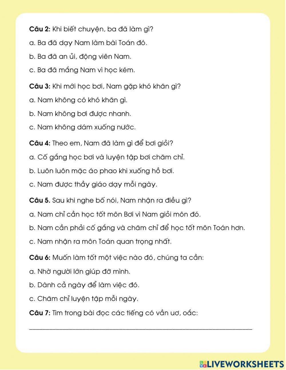 Bài tập tuần 25