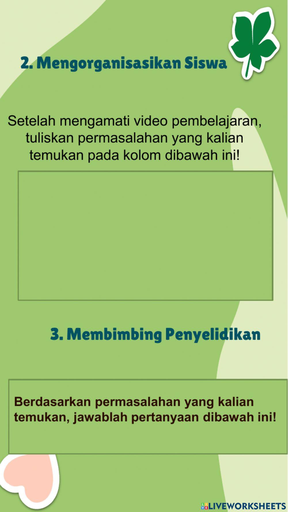 Lkpd 2 - dampak perubahan lingkungan