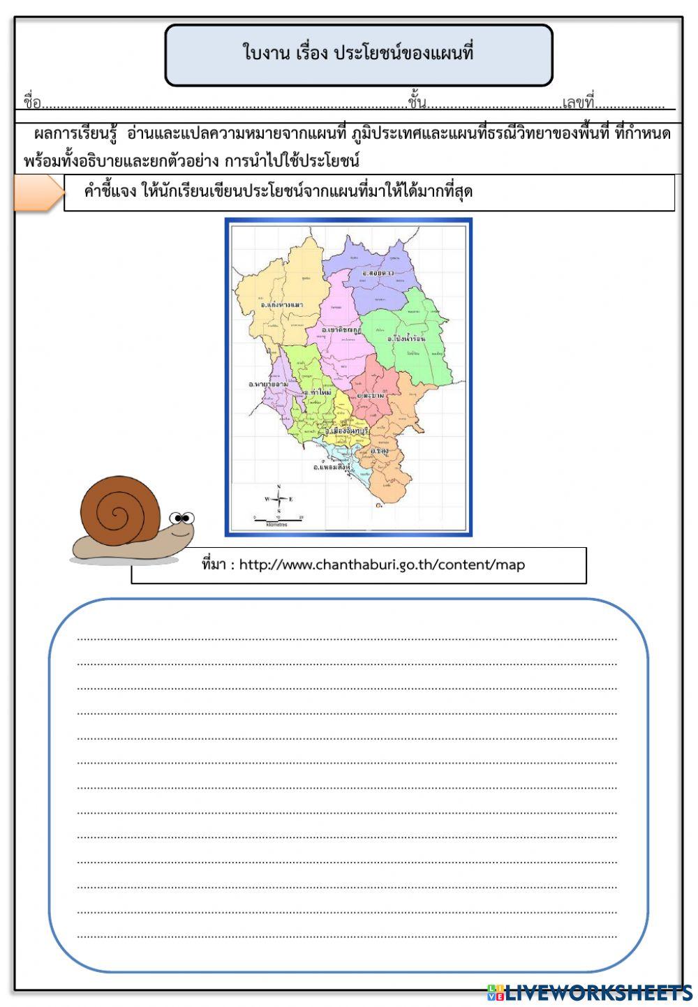 ประโยชน์ของแผนที่