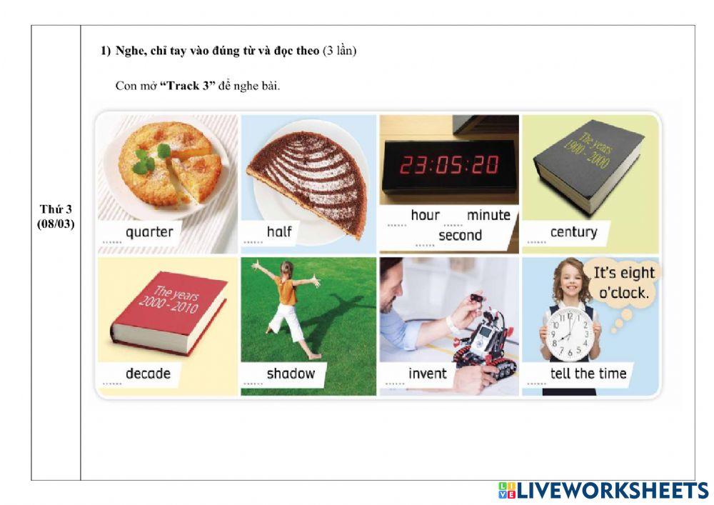 Hướng dẫn học tuần 31