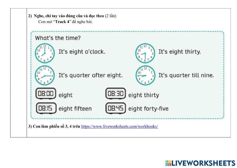 Hướng dẫn học tuần 31