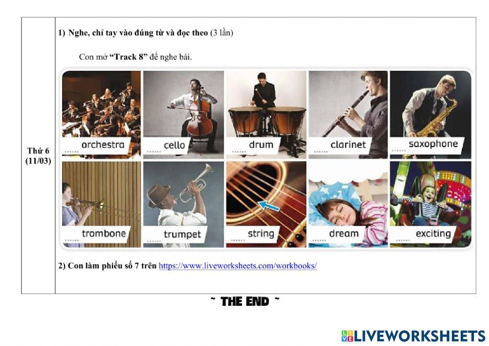 Hướng dẫn học tuần 31