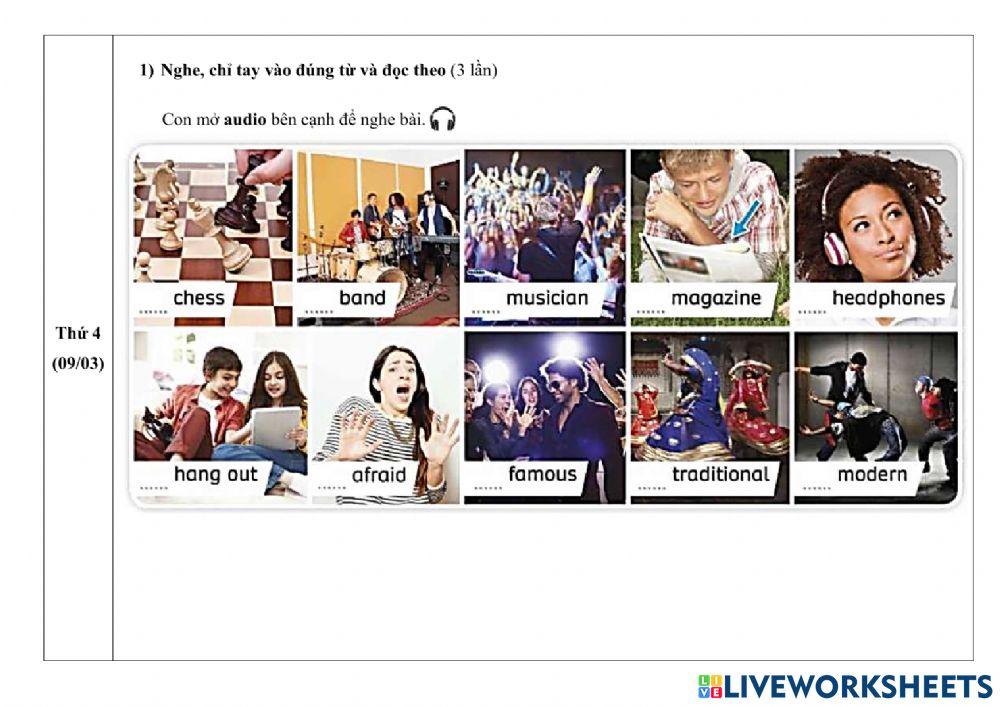 Phiếu giao bài tuần 31 (Từ 7-3 - 11-3)