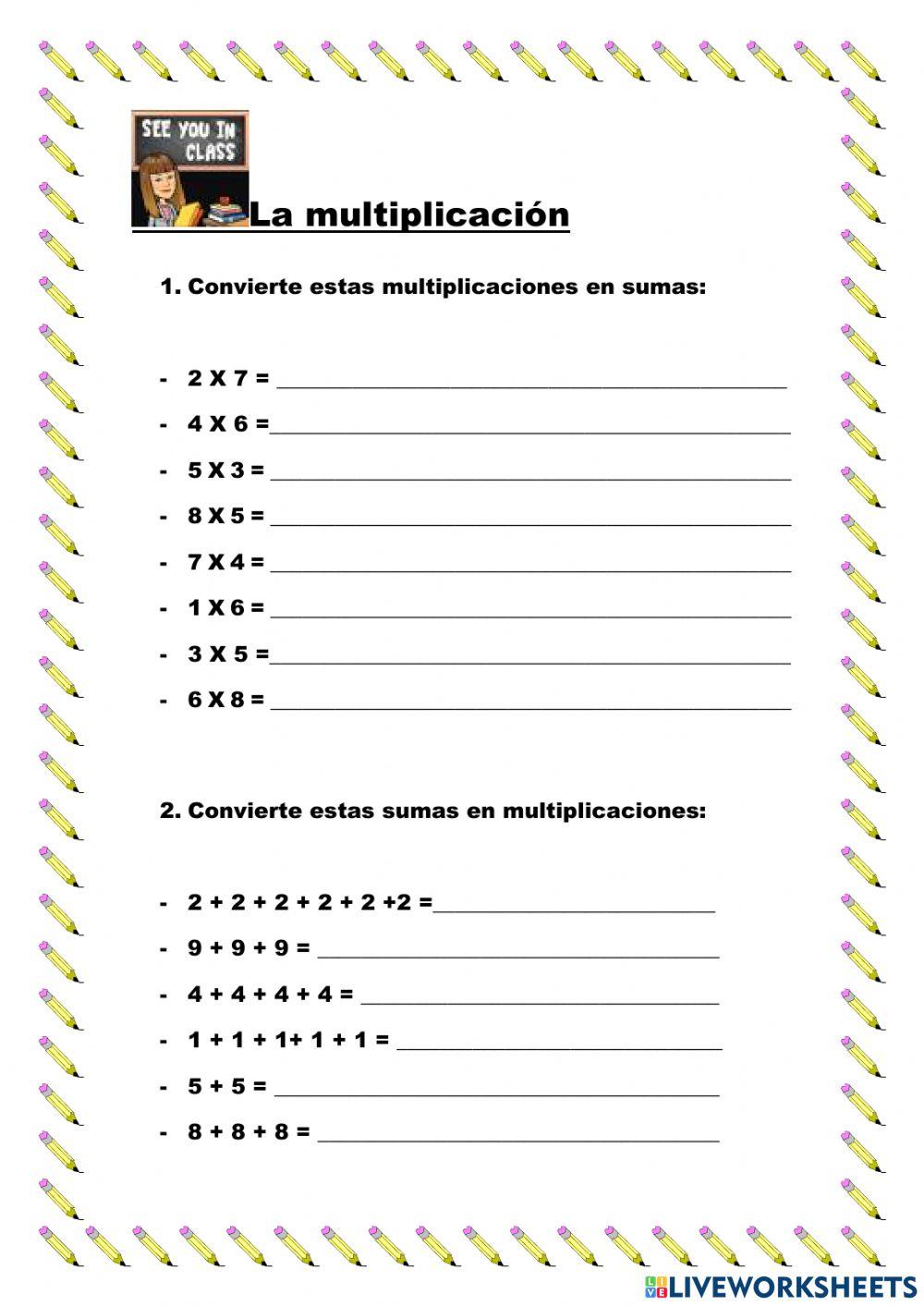 Multiplicación