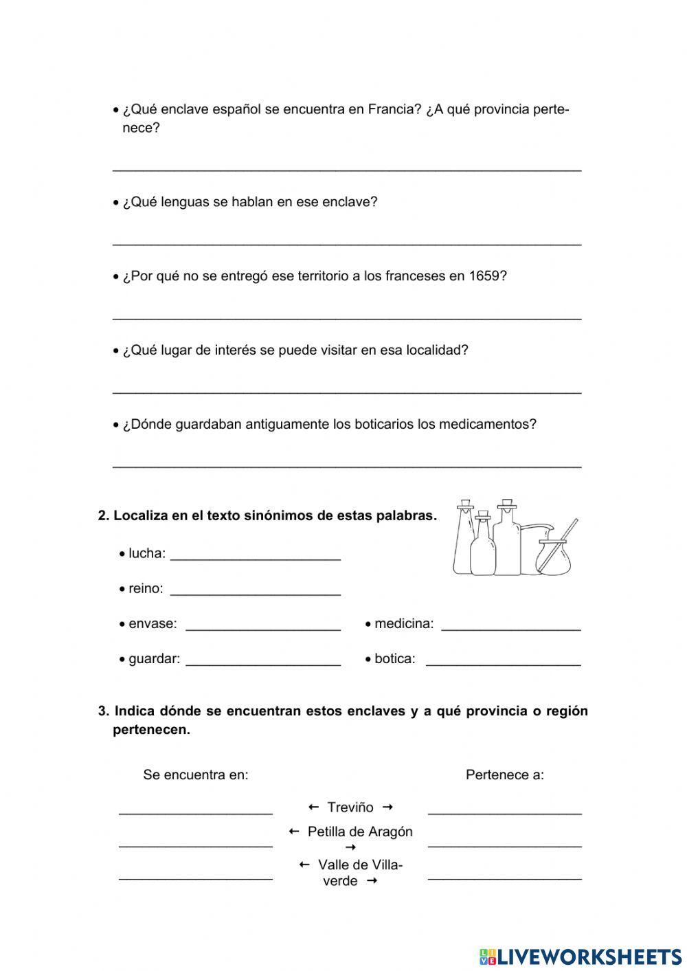 Comprensión lectora 6º