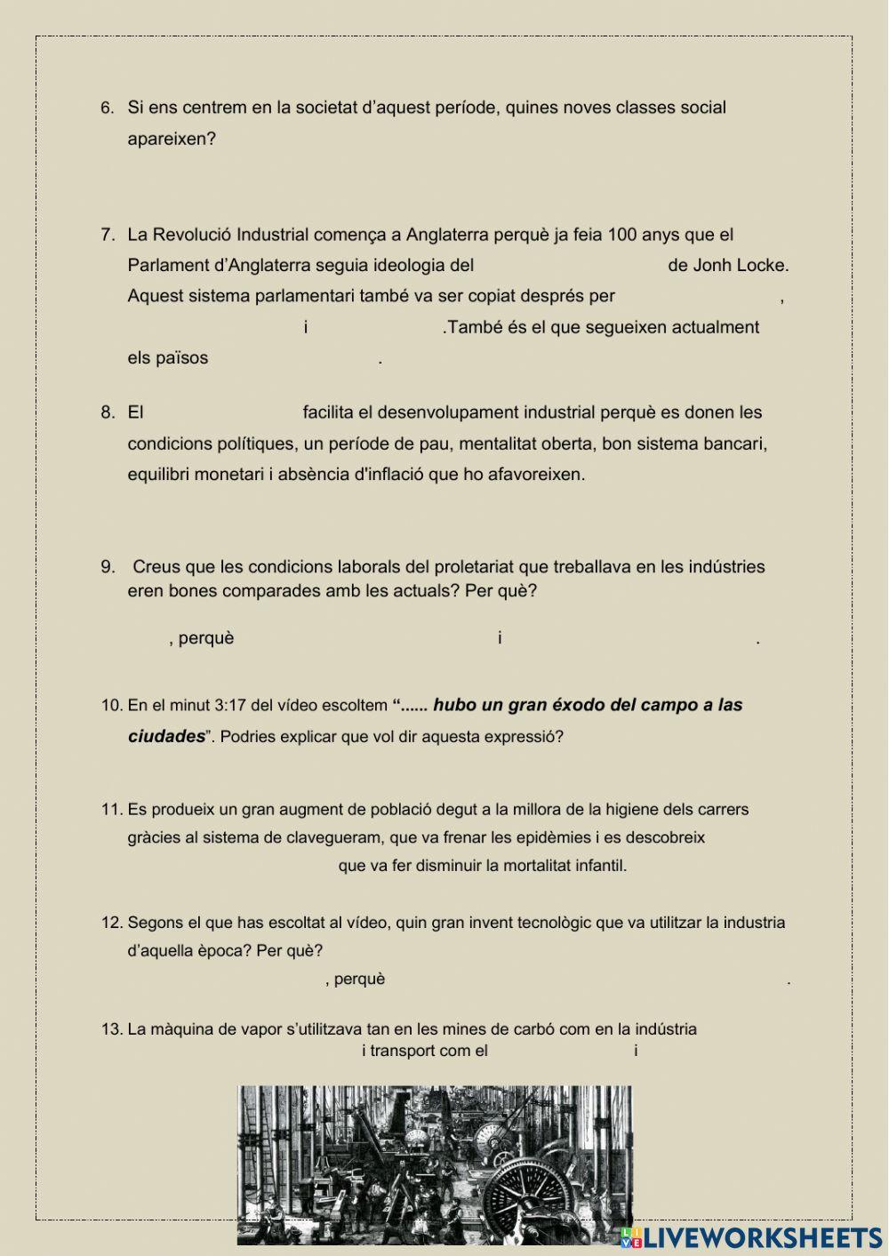 La Revolució Industrial