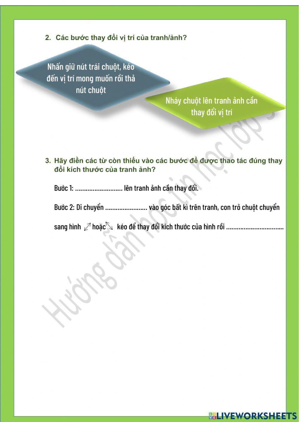 Tin học lớp 3-Tuần 26-Bài 3: Chèn hình, trnah ảnh vào trang trình chiếu