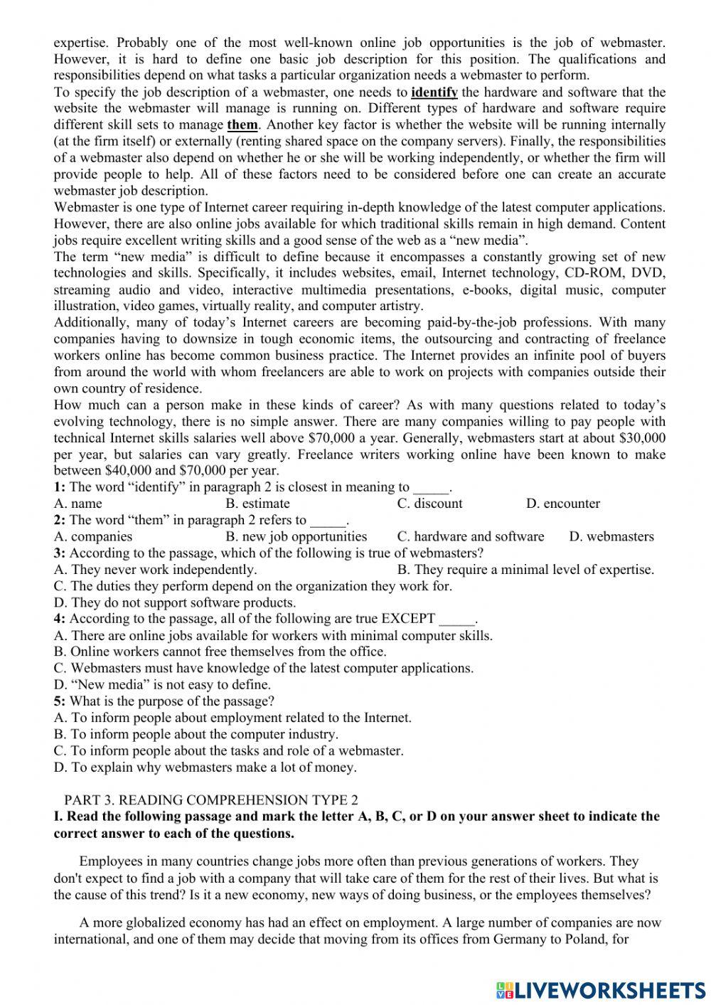 Revision for the 2nd term test – no5 (grade 12)