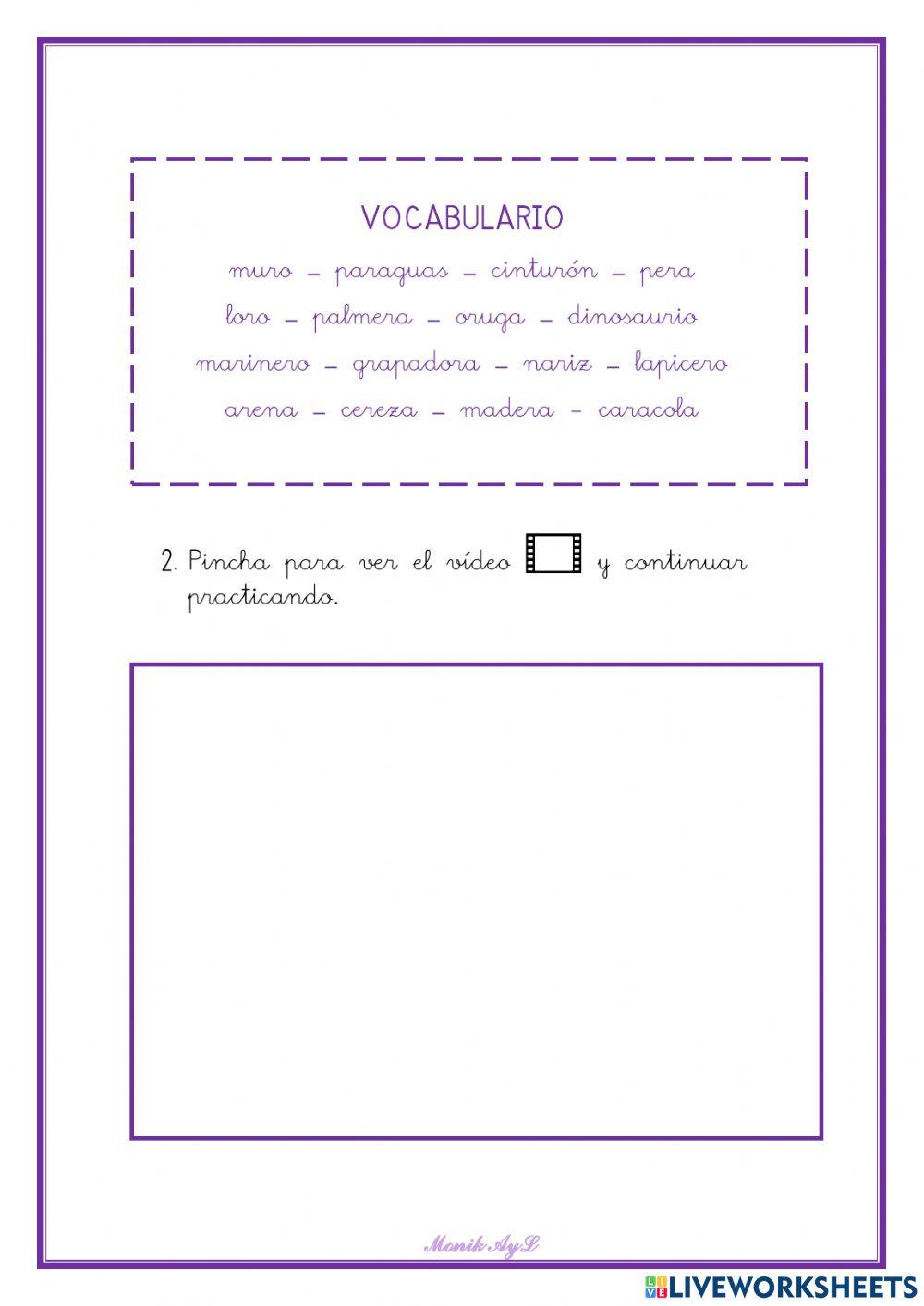 Articulación r (vibrante simple)