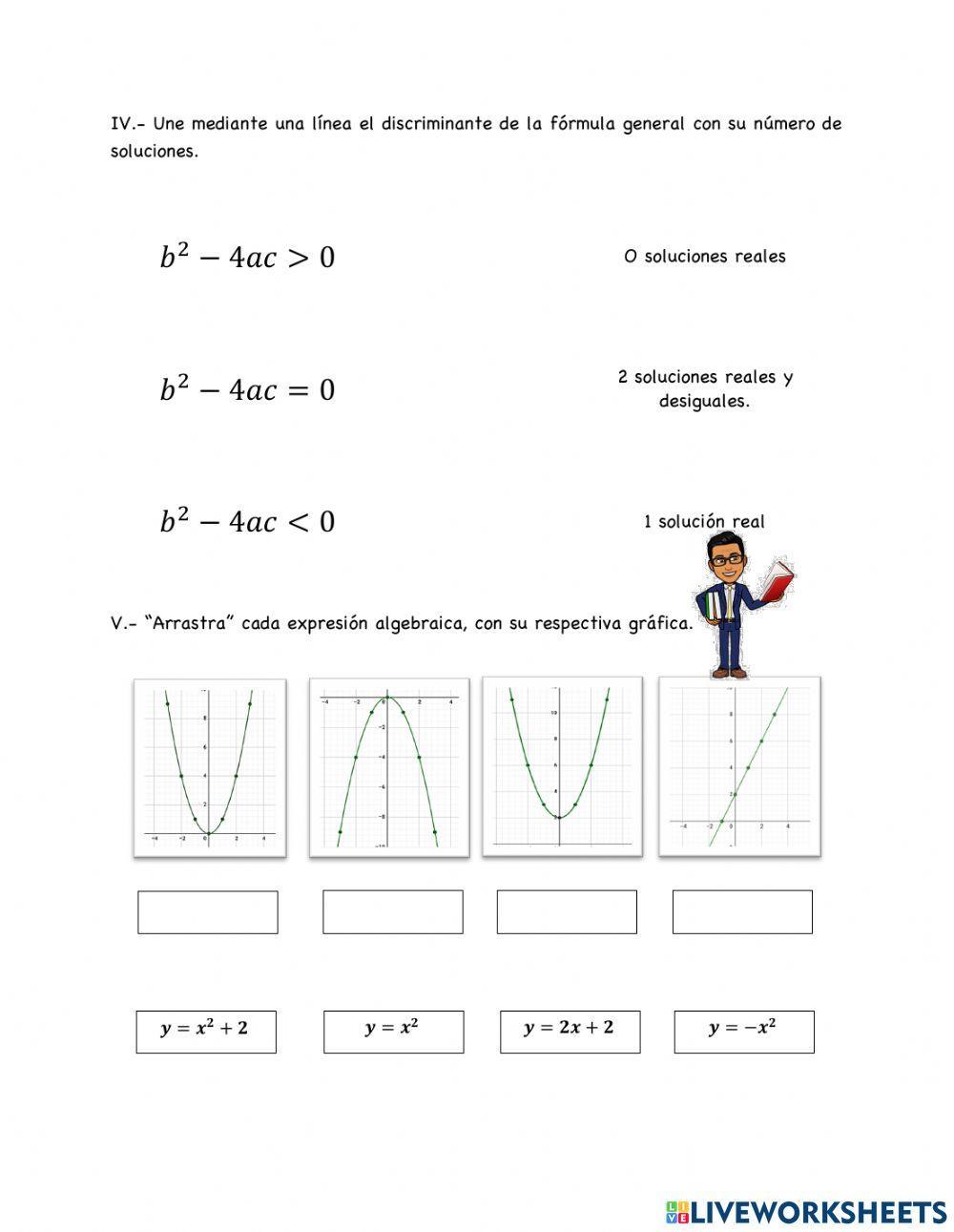 Ecuaciones cuadráticas