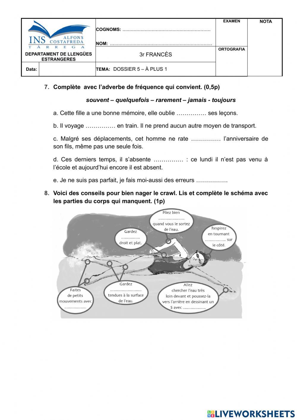 À plus 1 DOSSIER 5  3rFR