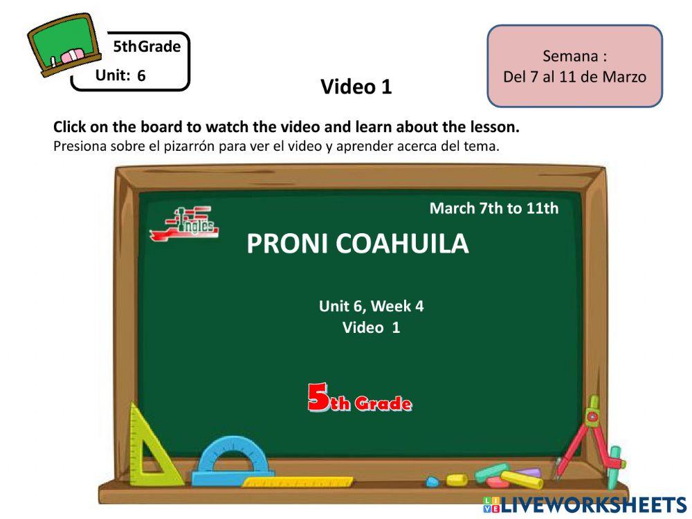 Activity 5th grade Unit 6 W4