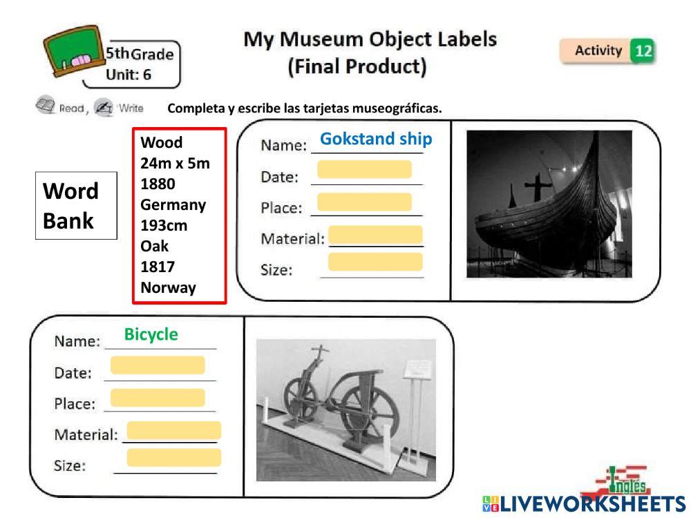 Activity 5th grade Unit 6 W4