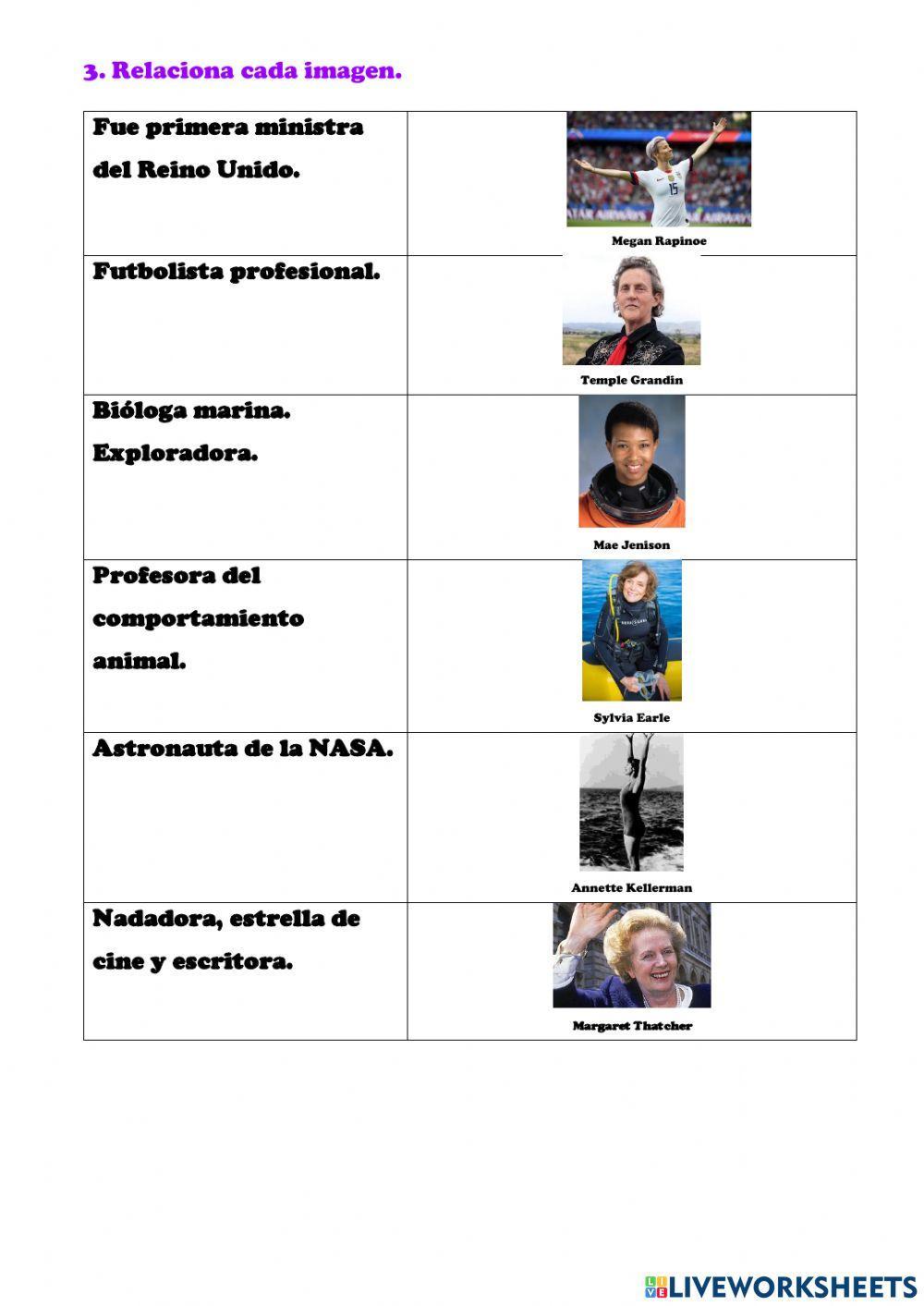 Mujeres en la historia.8M