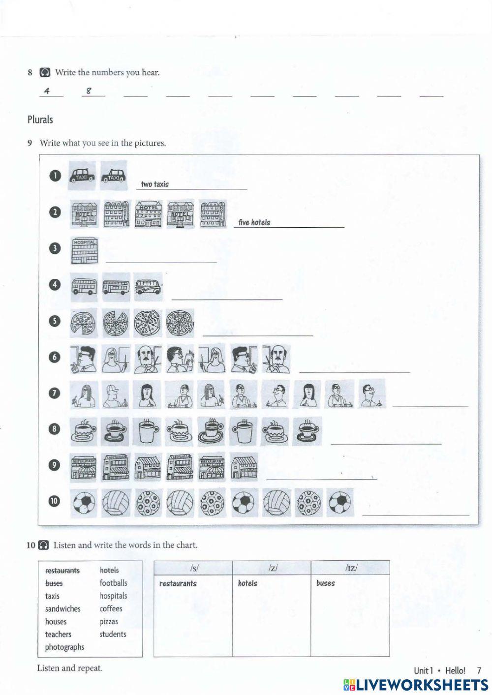 NEW HEADWAY BEGINNER UNIT 1 WB