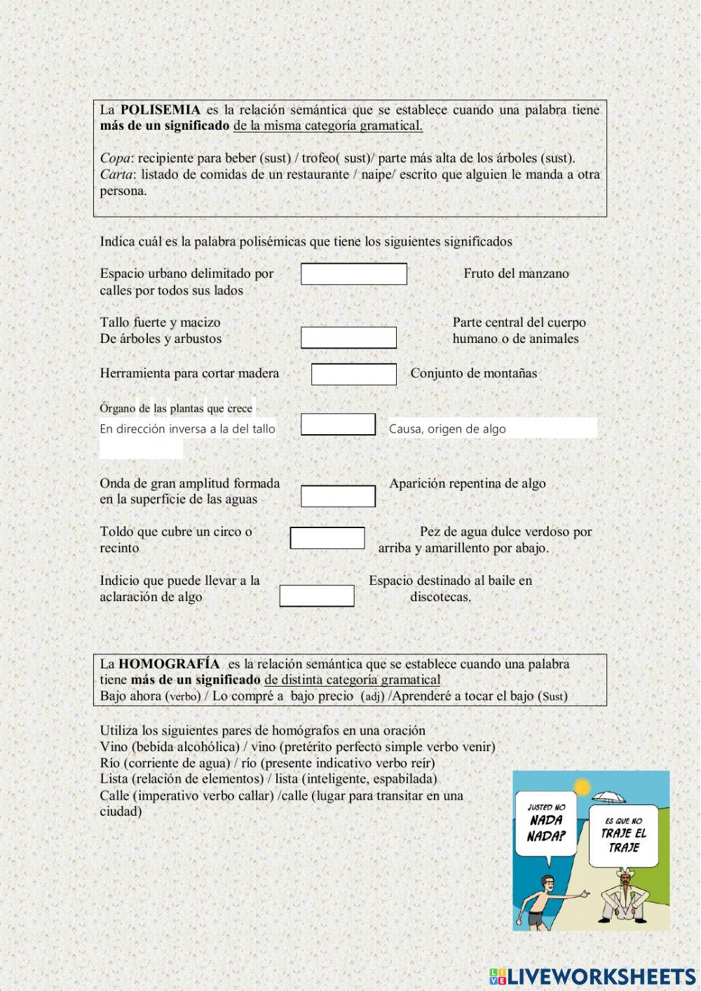 Relaciones semánticas