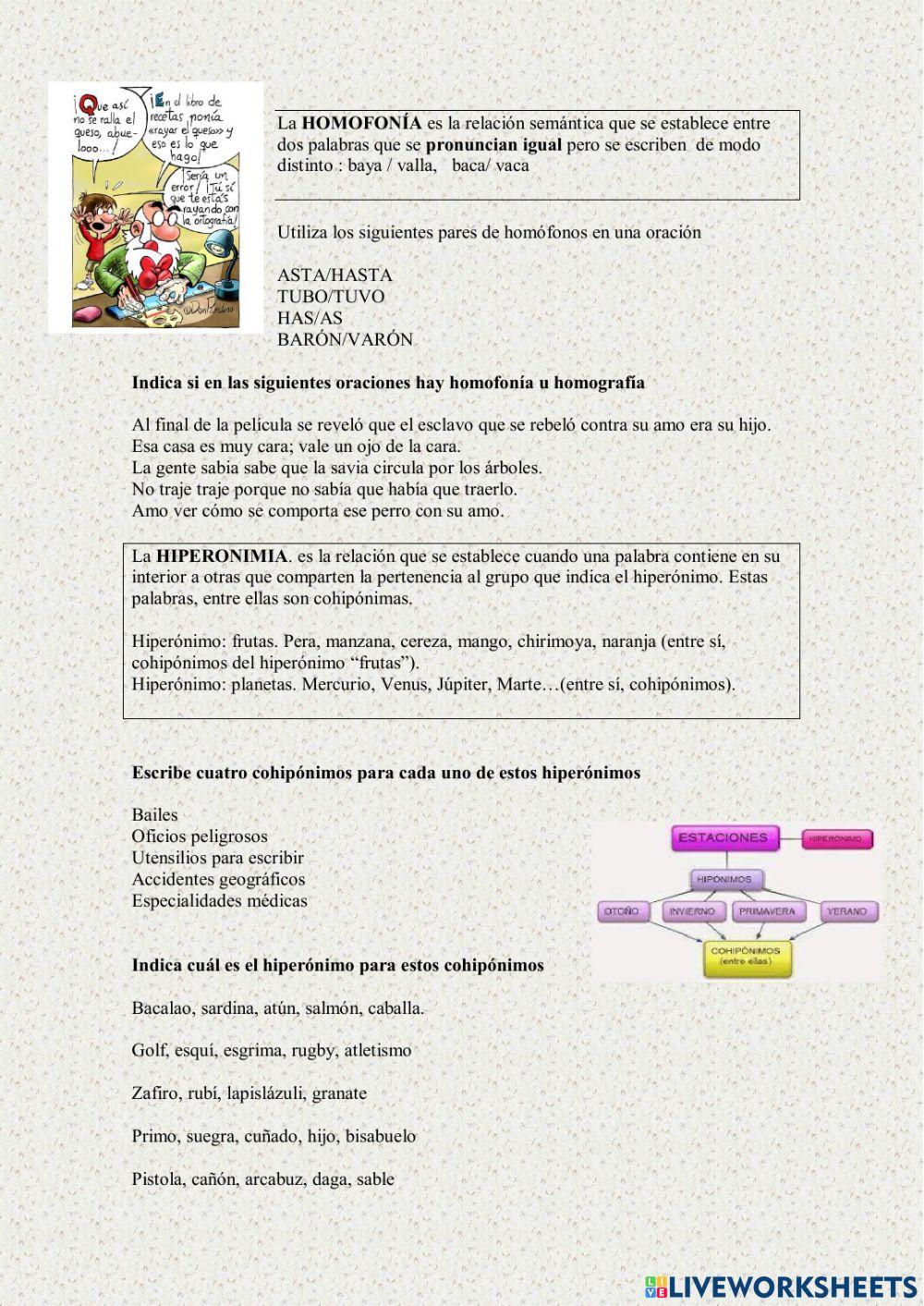 Relaciones semánticas